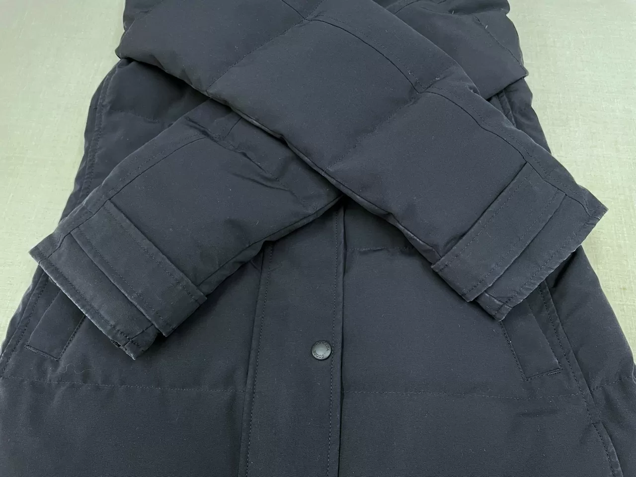 カナダグース ダウンジャケット 白化対策 コーティング施工後 復元