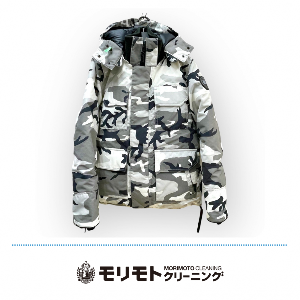 CANADA GOOSE Maitland Parka ダウンのクリーニング事例｜ボリュームアップと白化対策