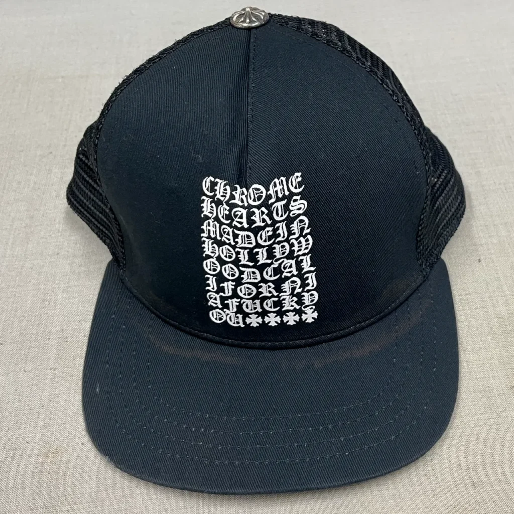 CHROME HEARTS アイチャートトラッカーキャップのクリーニング＆色補正事例