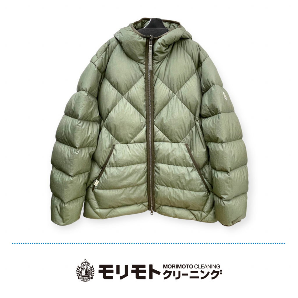 モンクレール Moncler Reynaud ダウンジャケットのクリーニング事例｜当店の技術でボリューム復活！