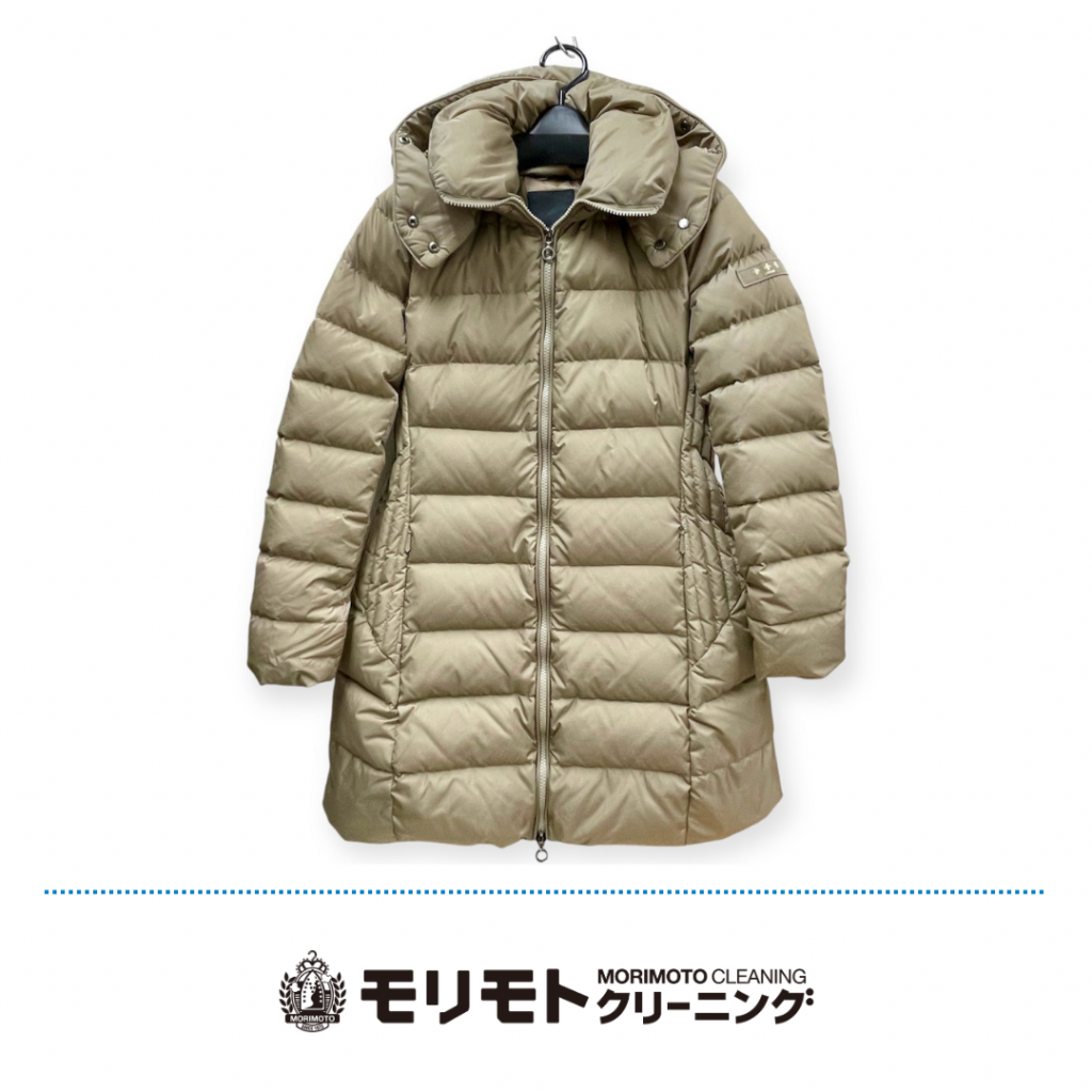 TATRAS ダウンコート POLITEAMA のクリーニング事例｜軽量で暖かい高級ダウンをふっくら仕上げ