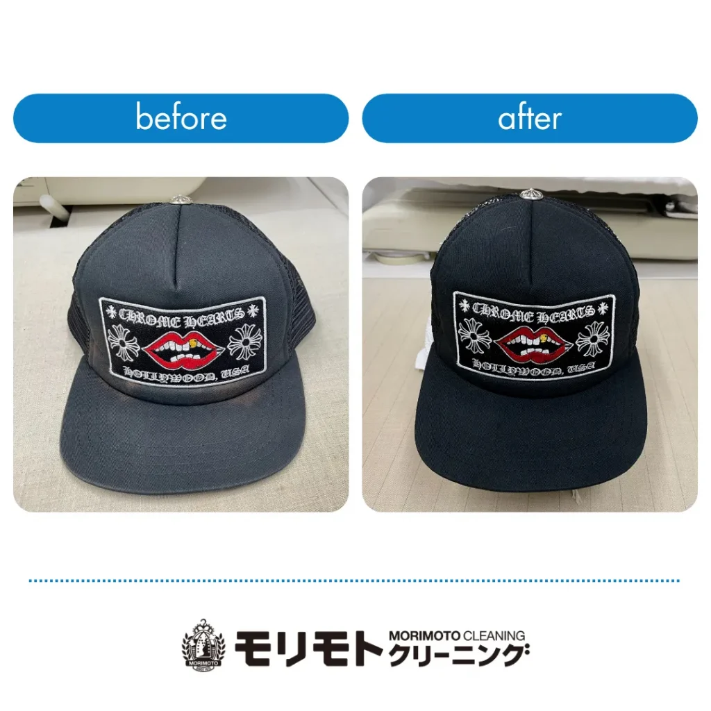CELINE（セリーヌ）キャップのクリーニング事例
