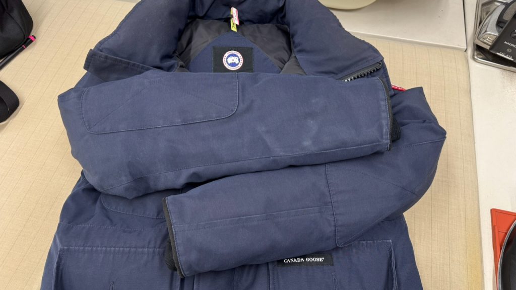カナダグース（CANADA GOOSE）の白化を「無料（0円）シリコンコーティング」で復元。納期よりも「仕上がり」を優先するモリクリのこだわり