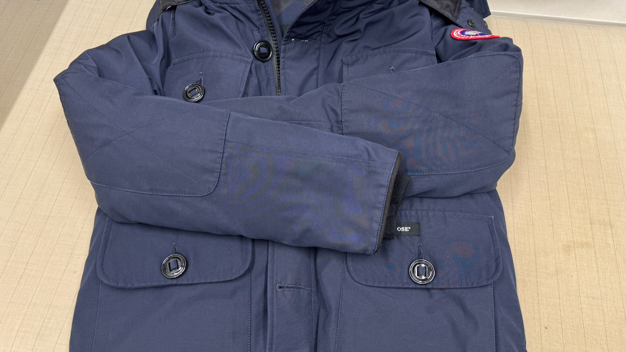 シリコンコーティングで白化が改善されたカナダグース