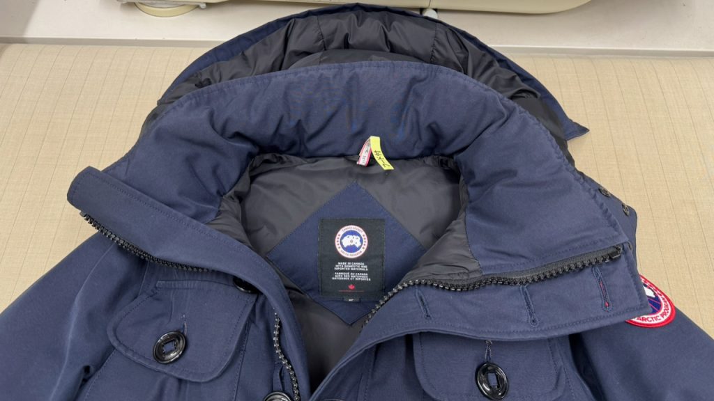 シリコンコーティングで白化が改善されたカナダグース